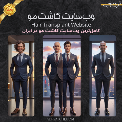 طراحی سایت کلینیک کاشت مو